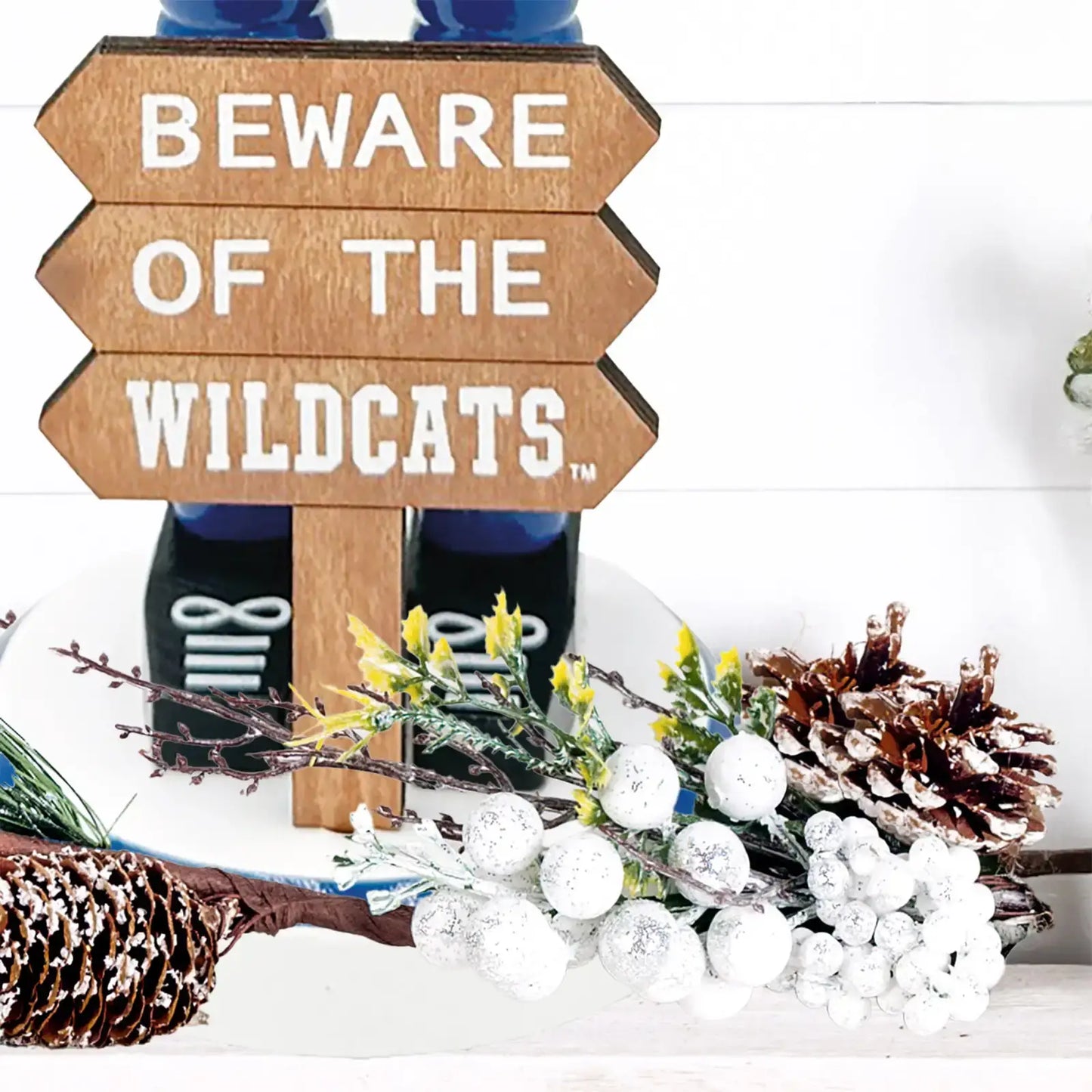 Kentucky Beware of the Wildcats Nutcracker