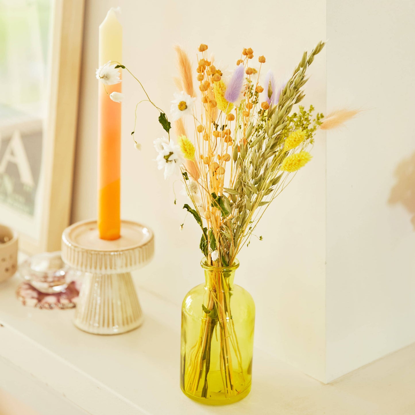 Dried Flowers - Floral Tea Party - Pastel: Pastel