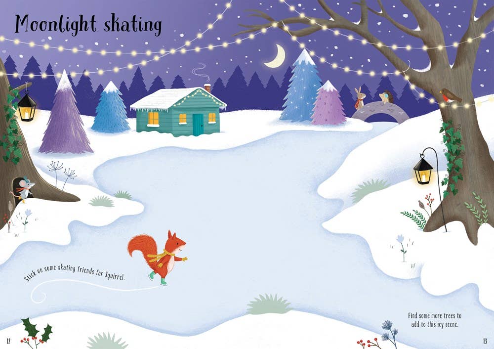 Sparkly Christmas Trees Book