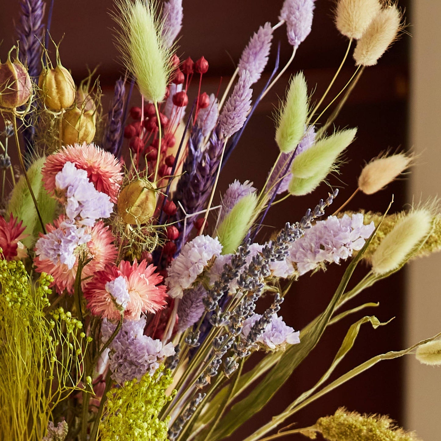 Dried Flowers - Field Bouquet Purple Dusk: Large