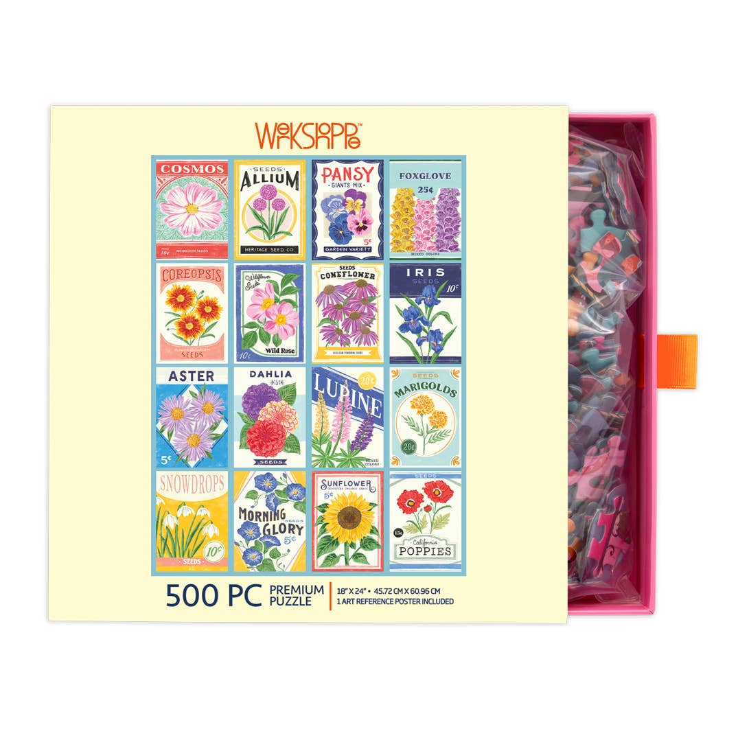 Puzzle Seed Packets 500 Piece