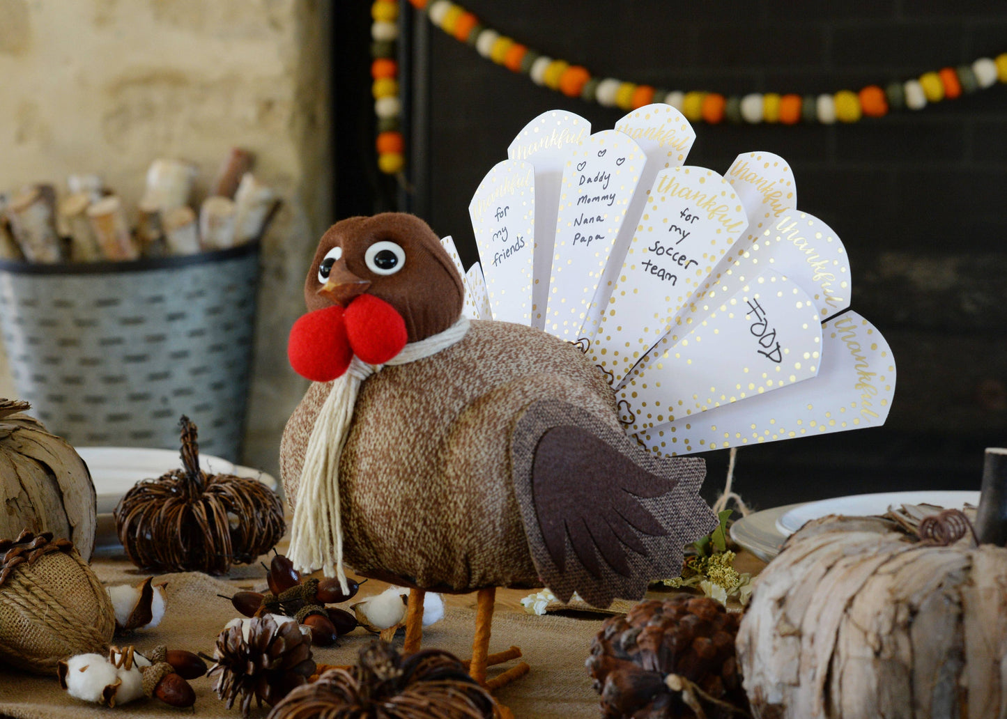 Replacement Thankful Feathers®-Confetti