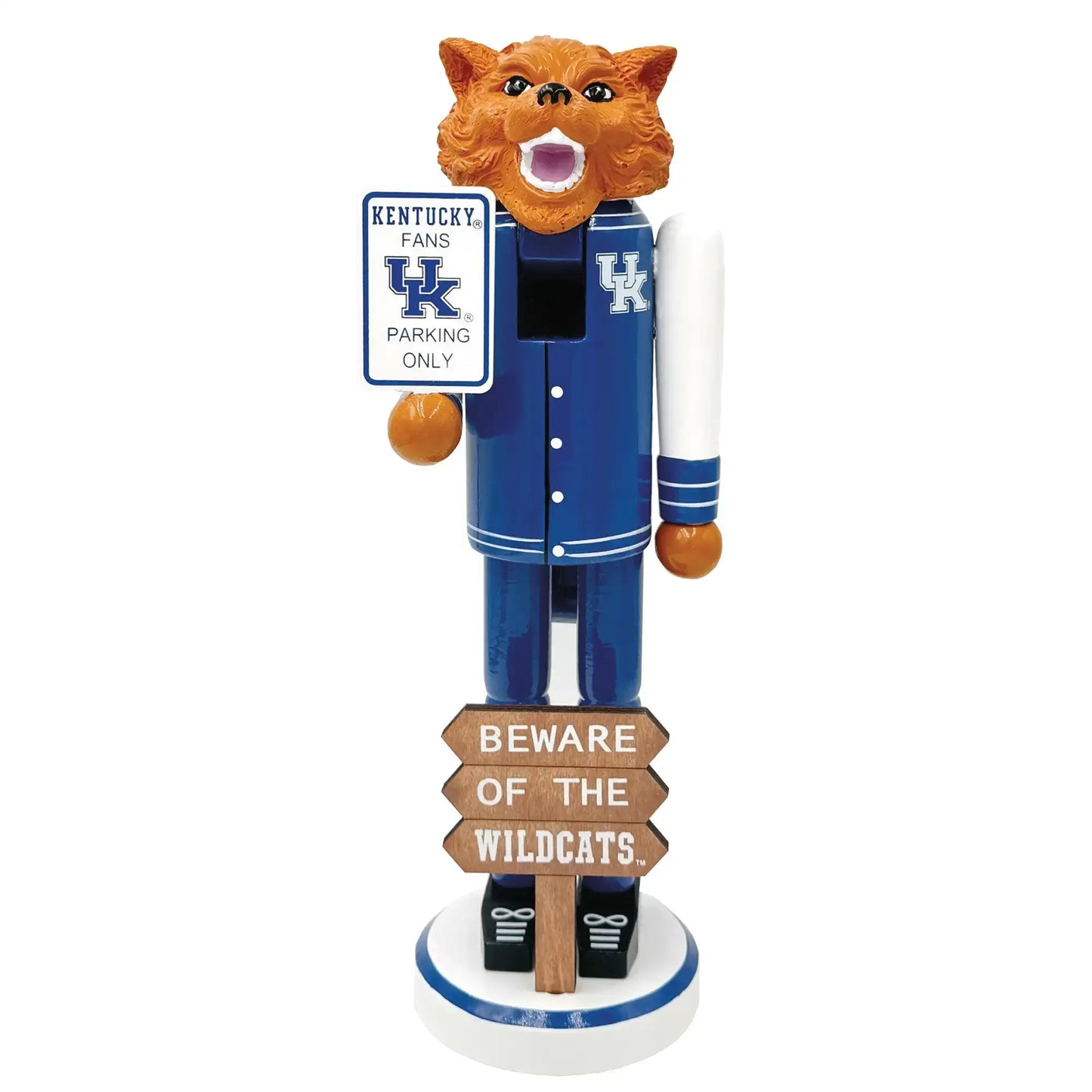 Kentucky Beware of the Wildcats Nutcracker