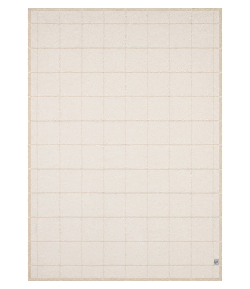 The Lightweight Blanket - Windowpane Wheat: Lightweight