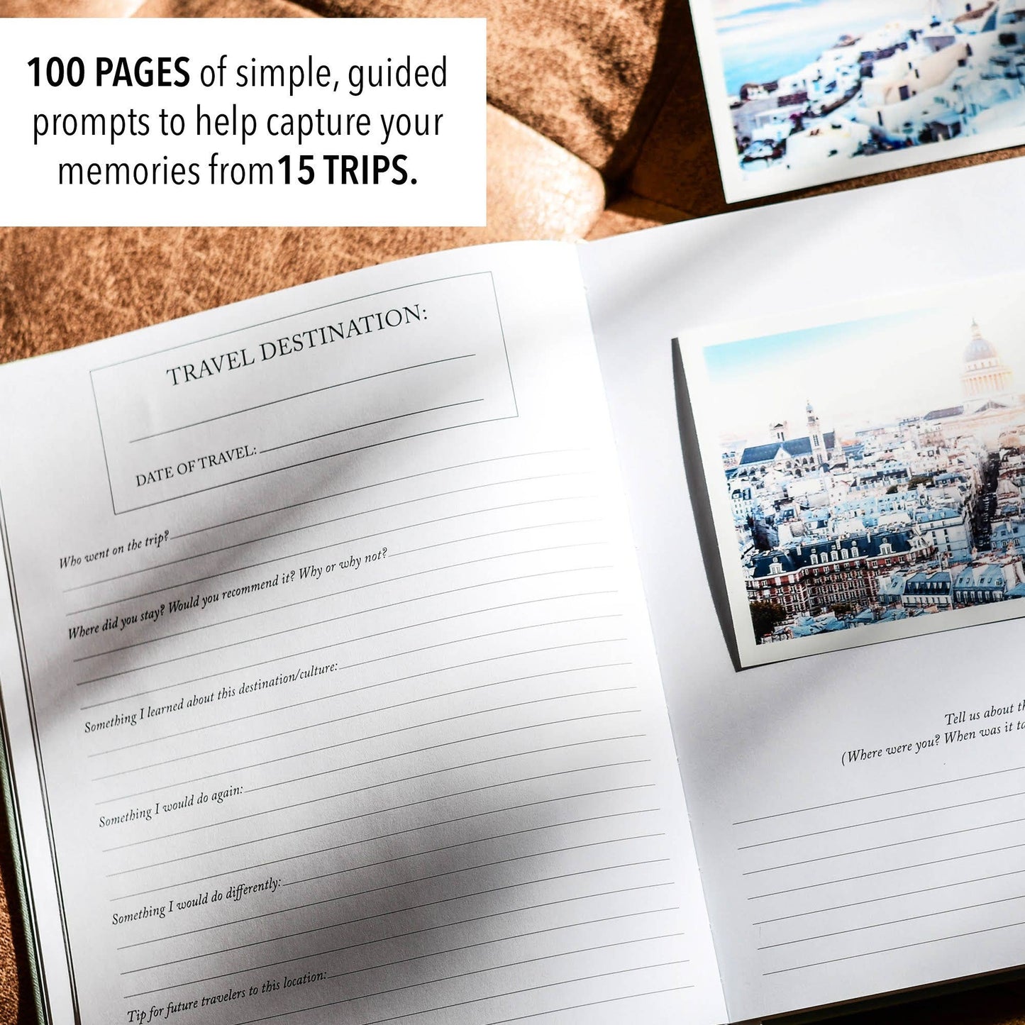 Travel Journal & Adventure Keepsake