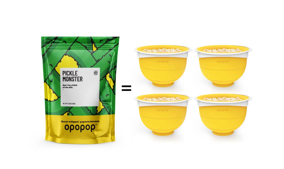 Pickle Monster Big Bags Popcorn Kernels Opopop
