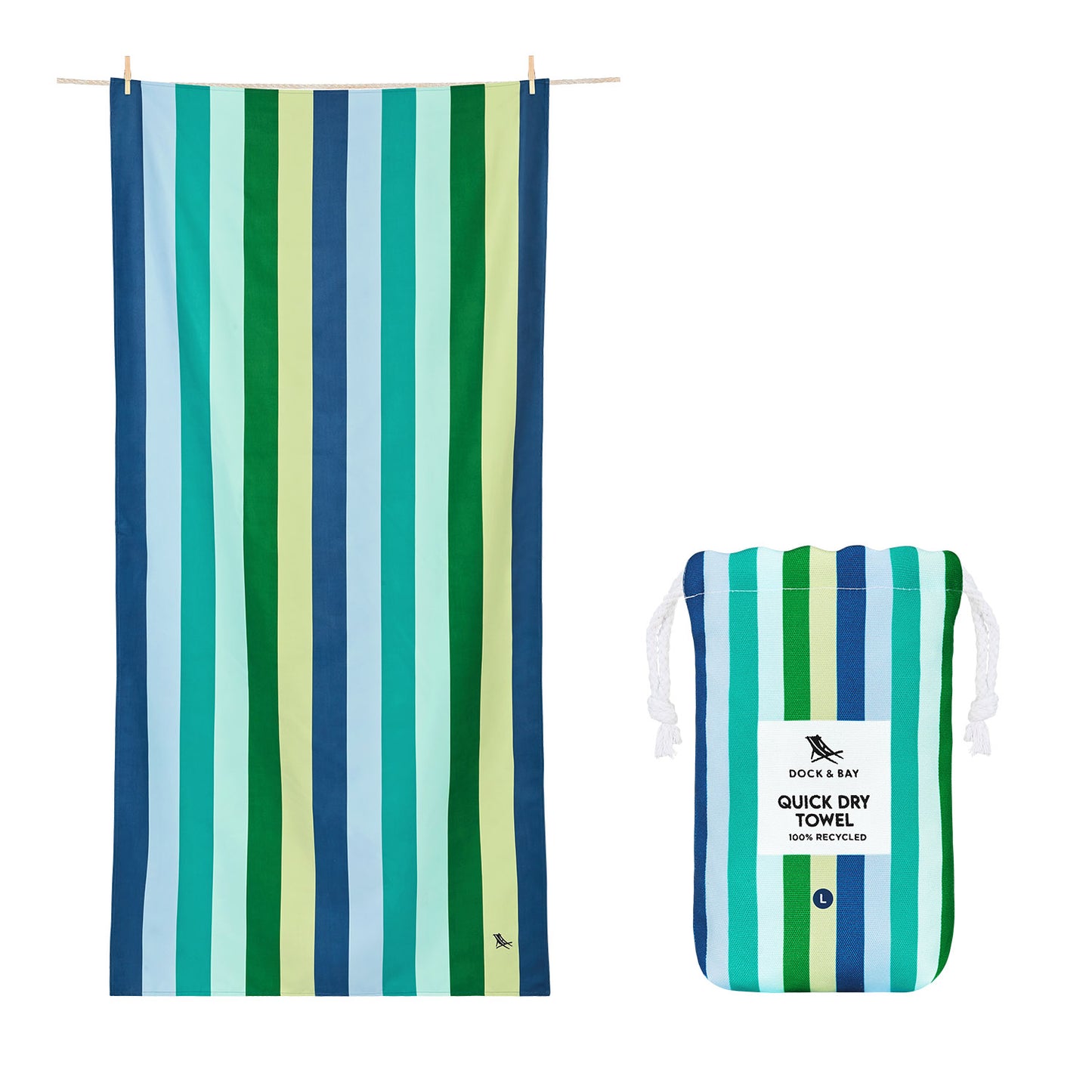 Dock & Bay - Adult Beach Towel