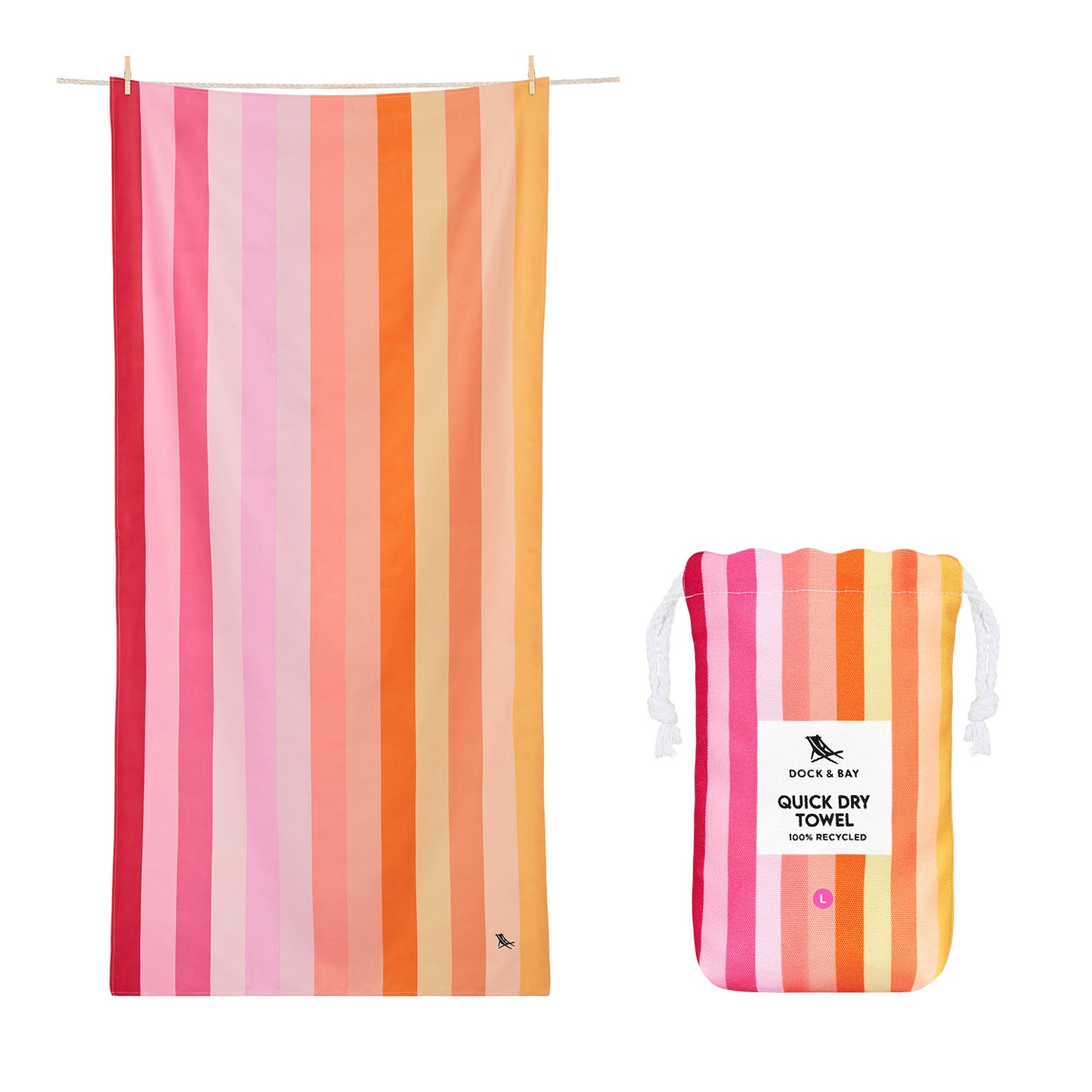 Dock & Bay - Adult Beach Towel