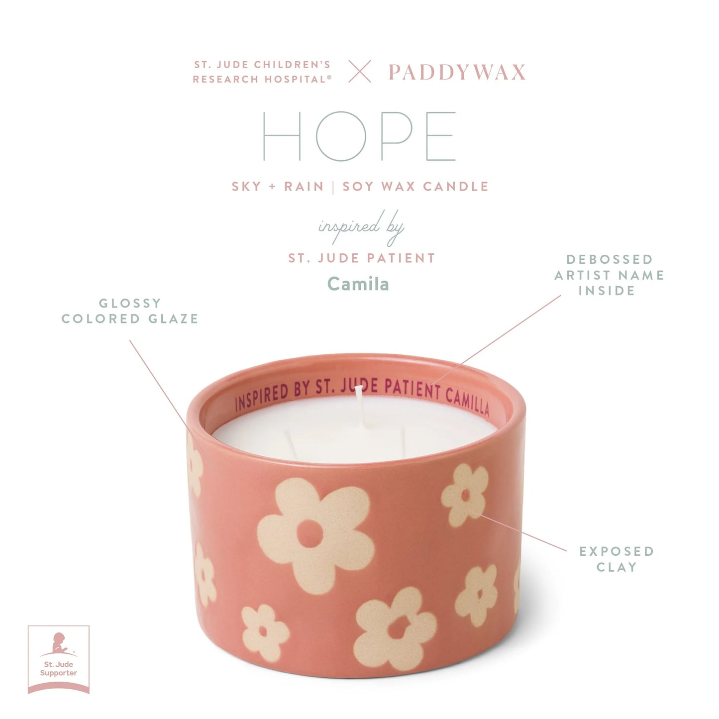 Camila's St. Jude Giveback Candle - Hope