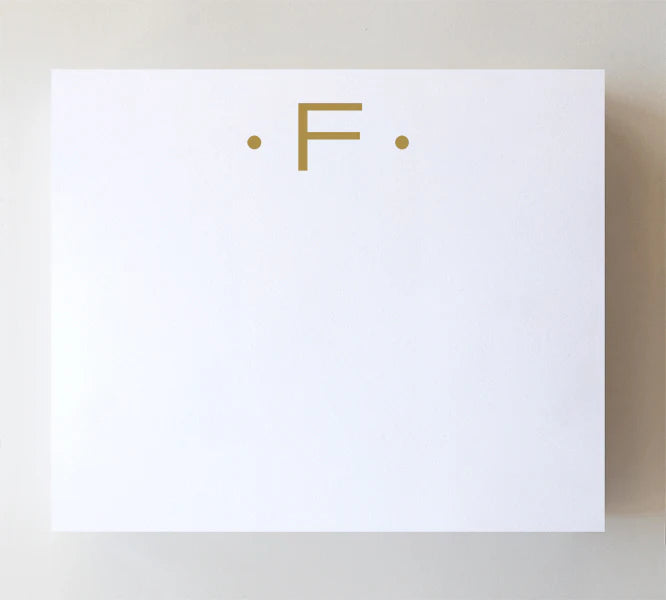 Gold Foil Luxe Initials