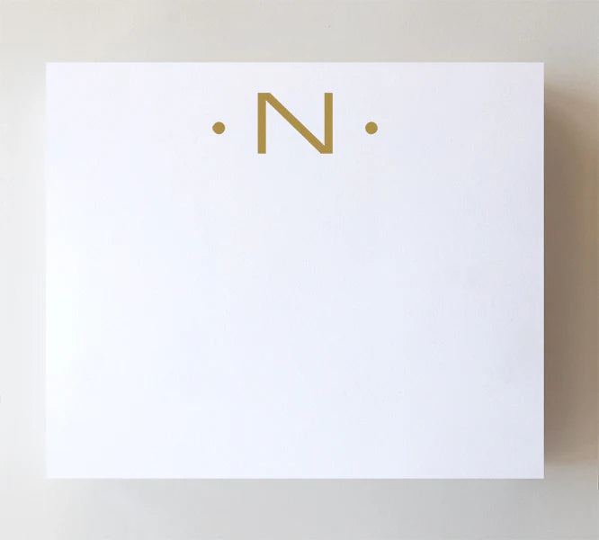 Gold Foil Luxe Initials