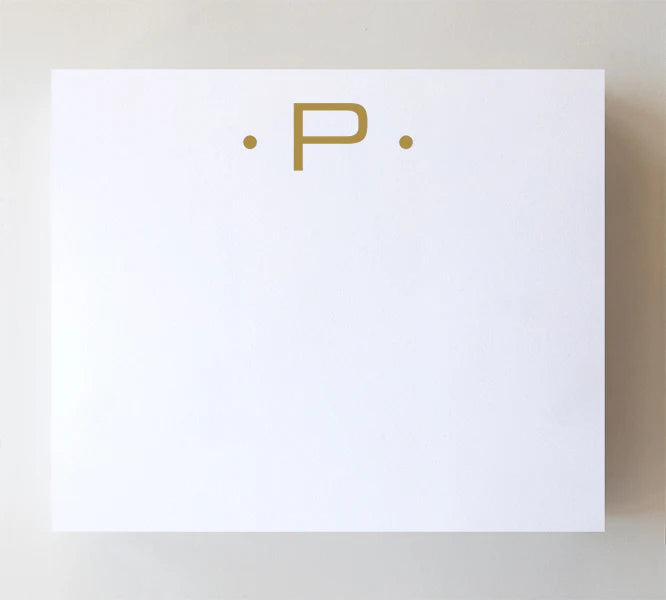 Gold Foil Luxe Initials