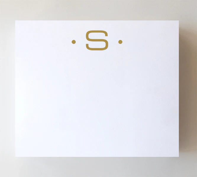 Gold Foil Luxe Initials