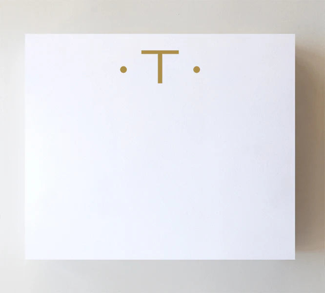 Gold Foil Luxe Initials