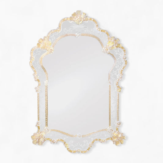 Lorenzo Murano Glass Mirror - Large