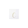 Papersoft Monogrammed Gold Cocktail Napkins
