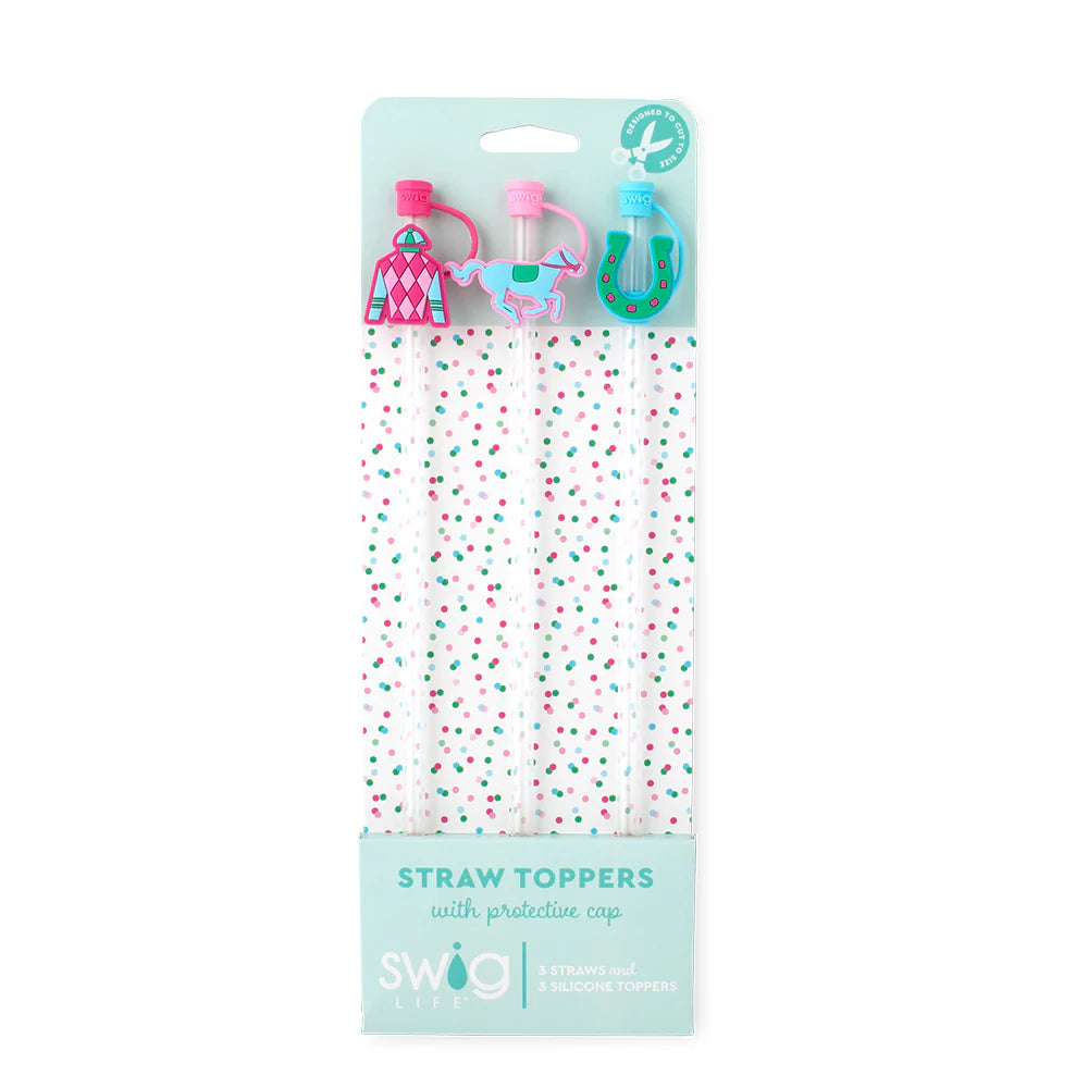 Go Baby Go - Straw Topper Set