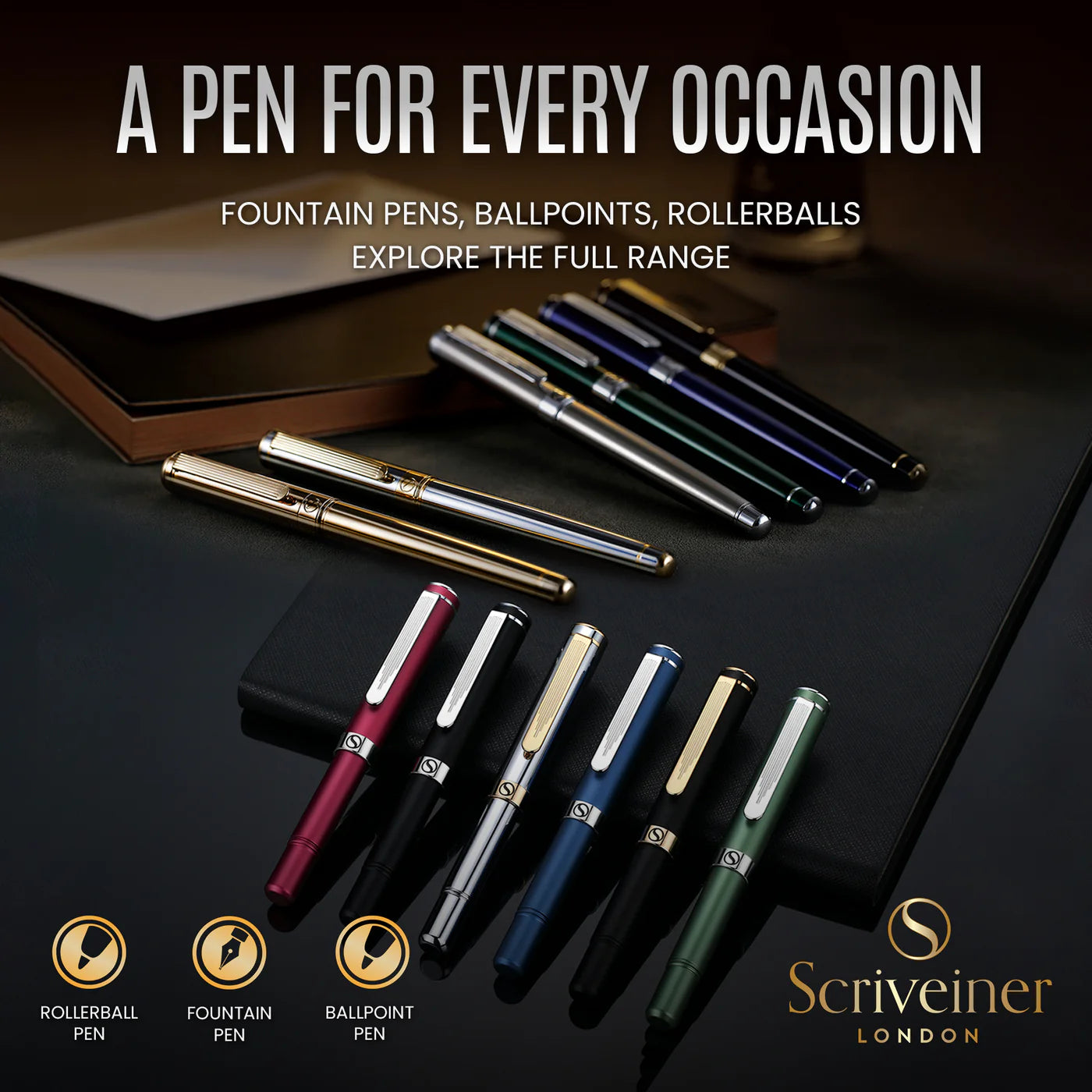 Scriveiner Classic Rollerball Pen