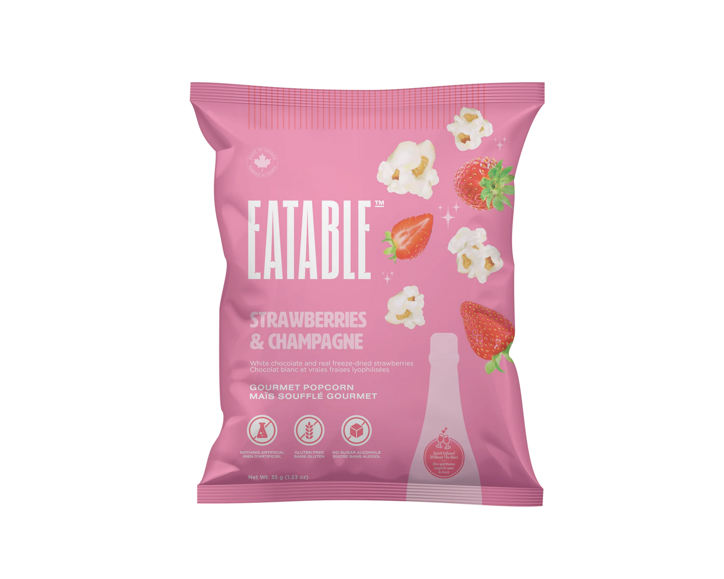 Strawberries & Champagne Popcorn