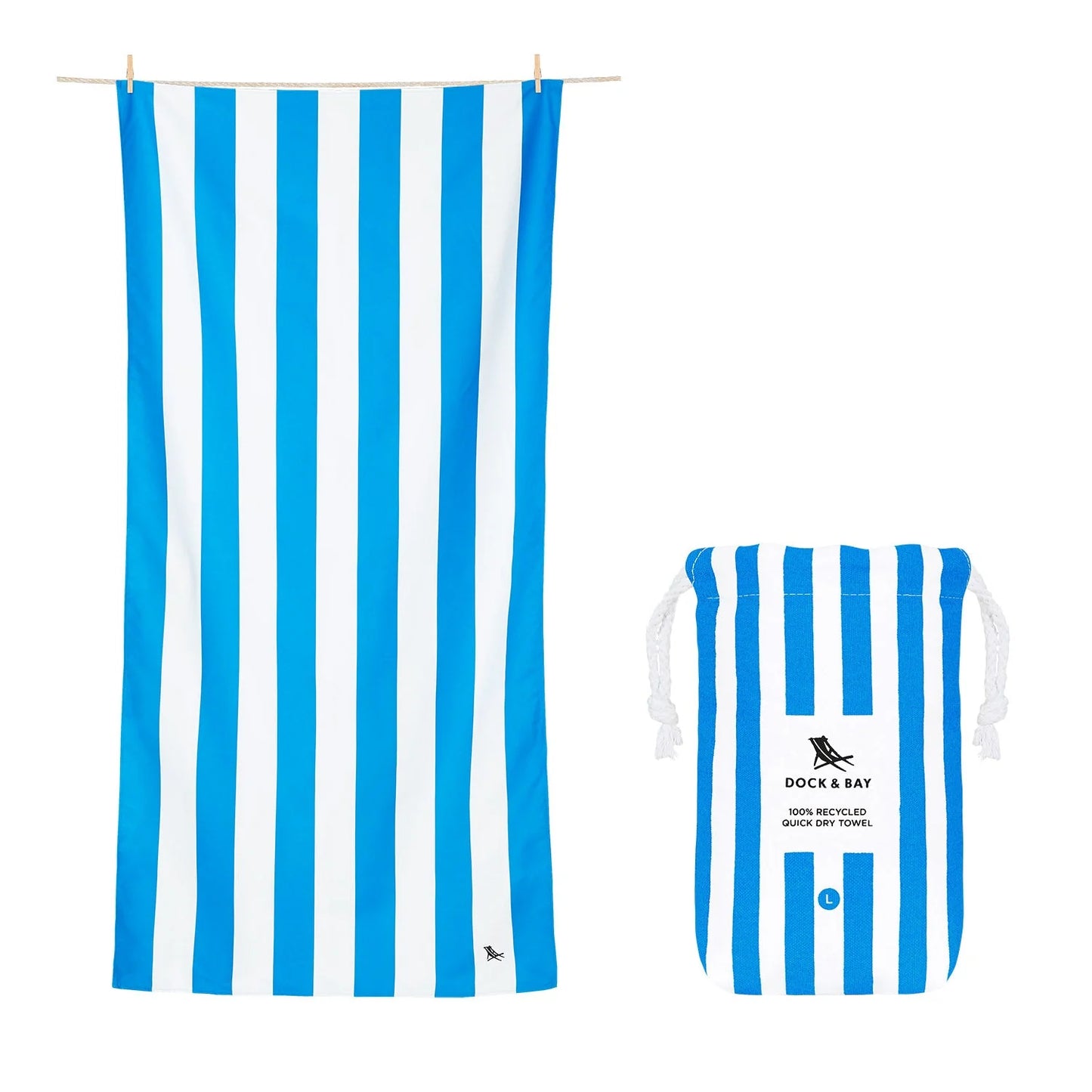 Dock & Bay - Adult Beach Towel