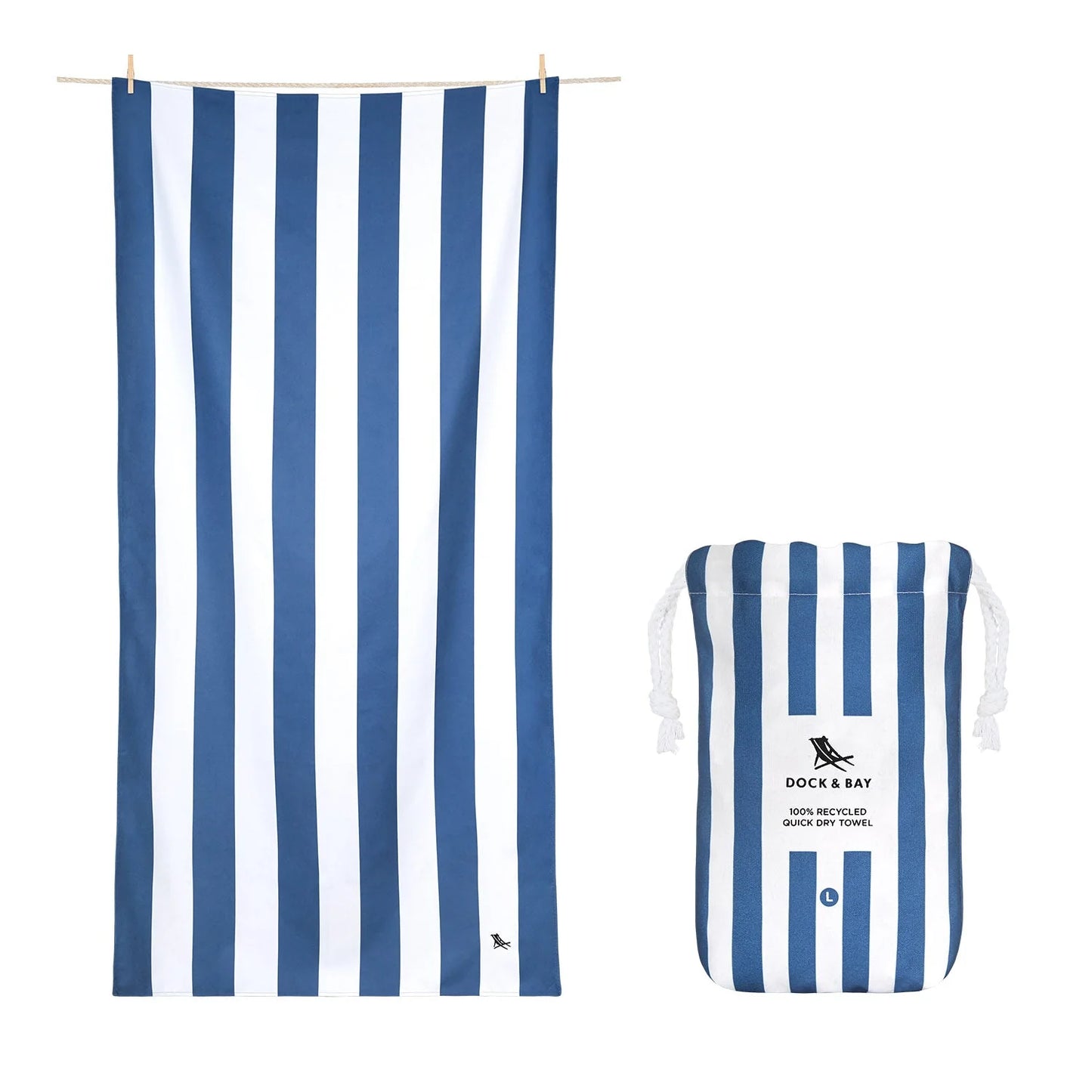Dock & Bay - Adult Beach Towel