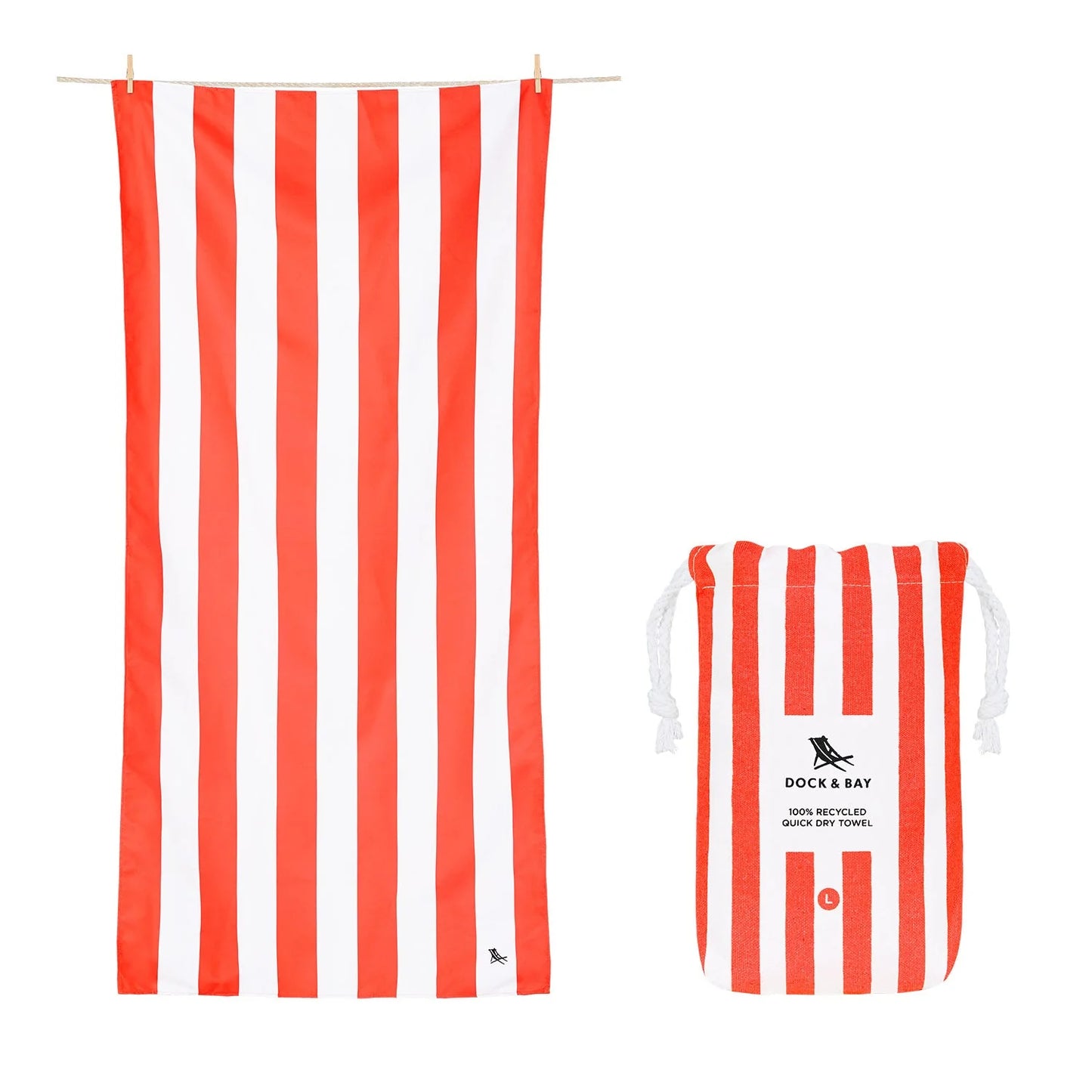 Dock & Bay - Adult Beach Towel