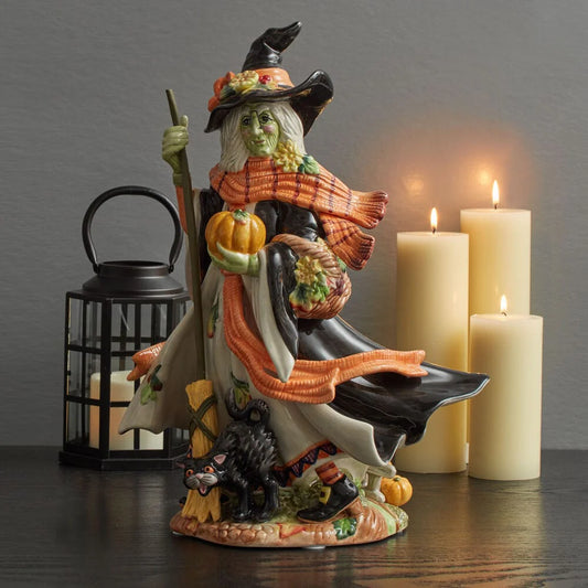 Halloween Witch Figurine-Fitz and Floyd
