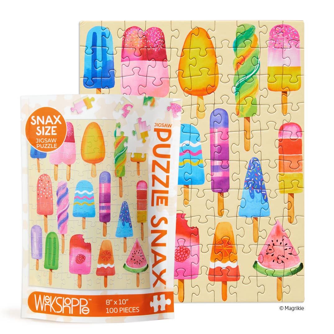 Puzzle Snap Popsicle Party 100 Piece