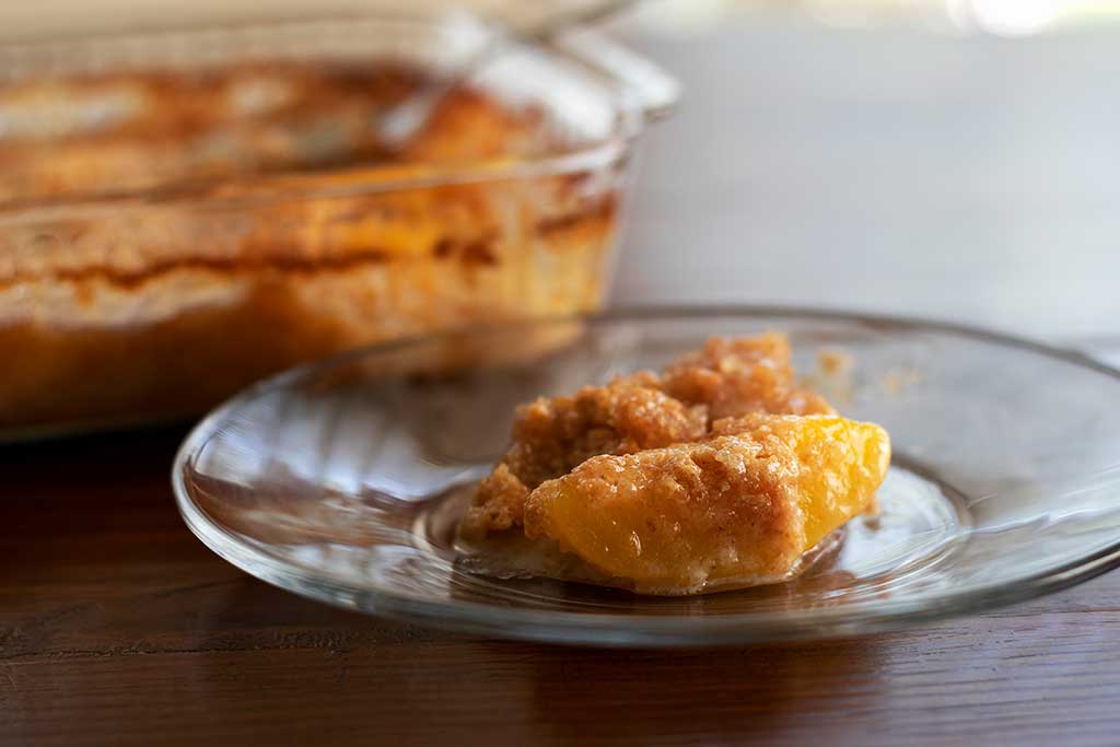 Peach Cobbler Homemade Baking Mix