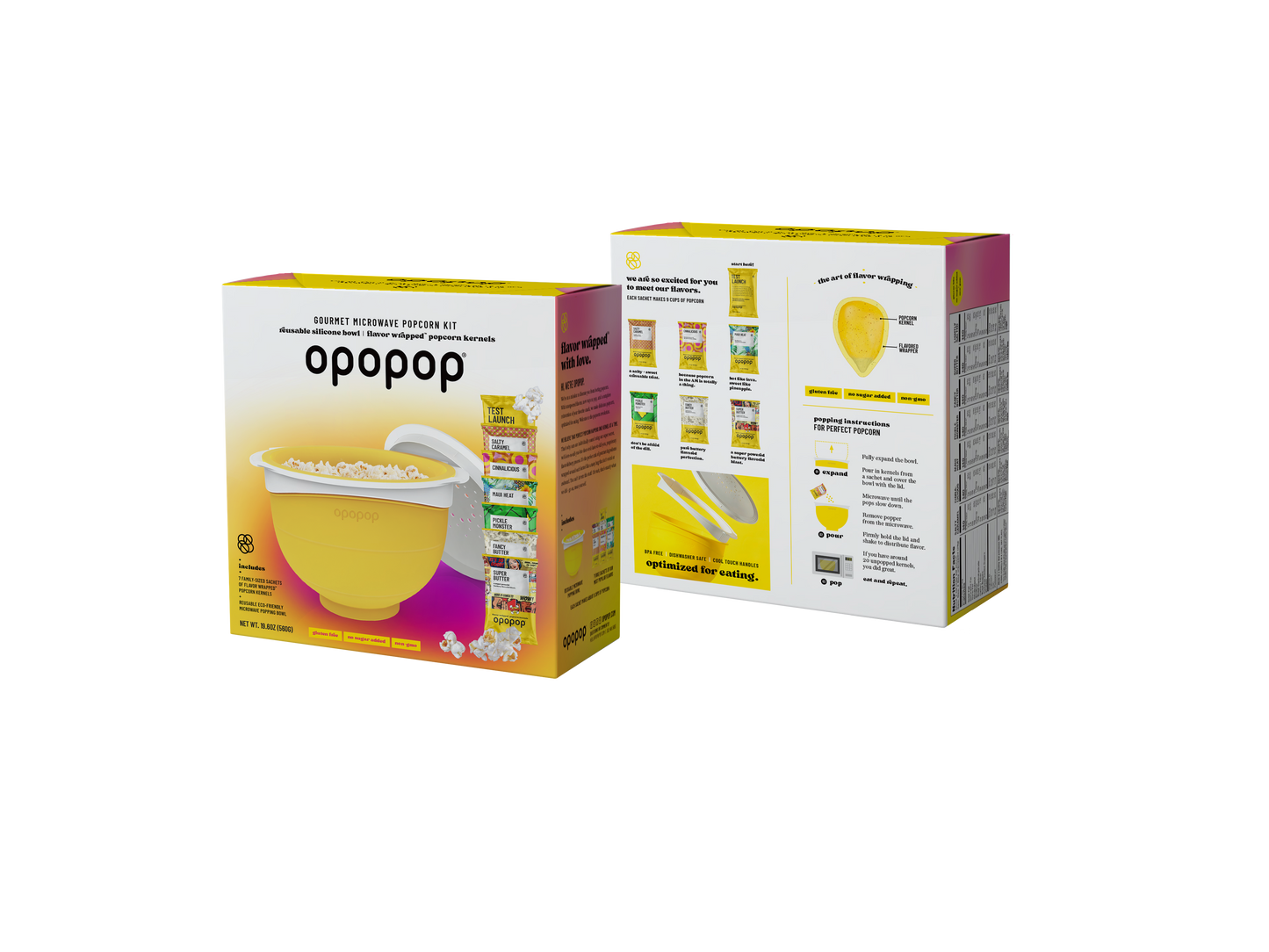 Popcorn Kernels Flavor Wrapped Discovery Collection Opopop