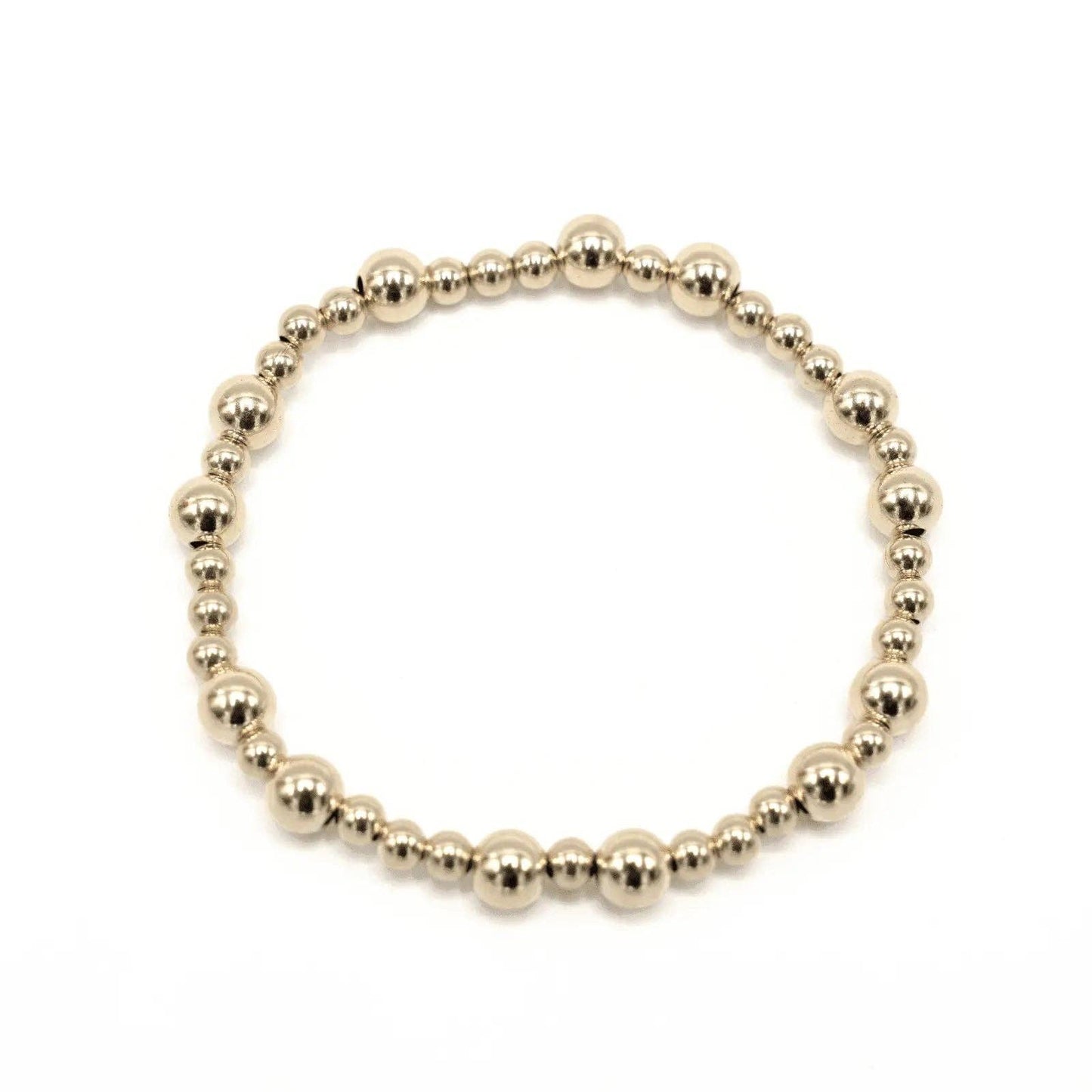 The Charleston Gold filled Beaded Bracelet-Erin Gray