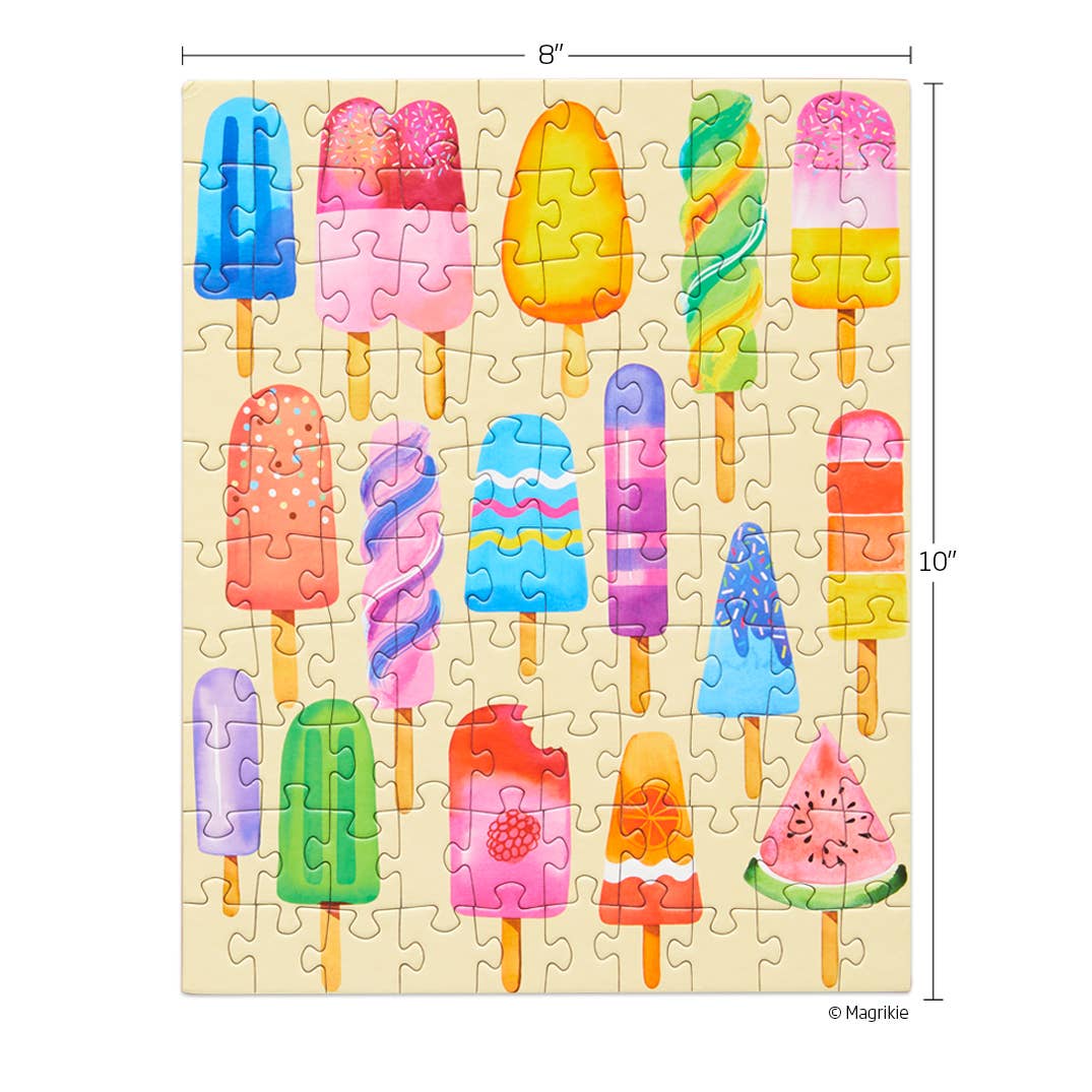 Puzzle Snap Popsicle Party 100 Piece