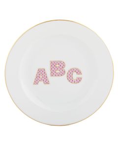 Plate with ABC