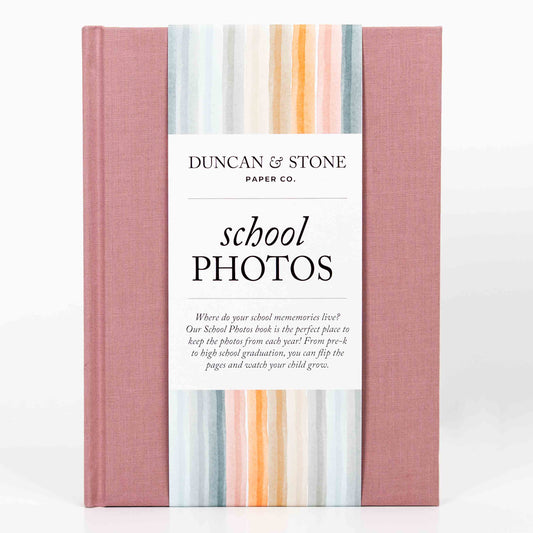 School Memory Book Pink