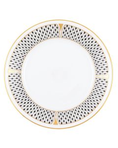 Salad Plate Black Art Deco