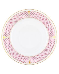 Dinner Plate Raspberry Art Deco