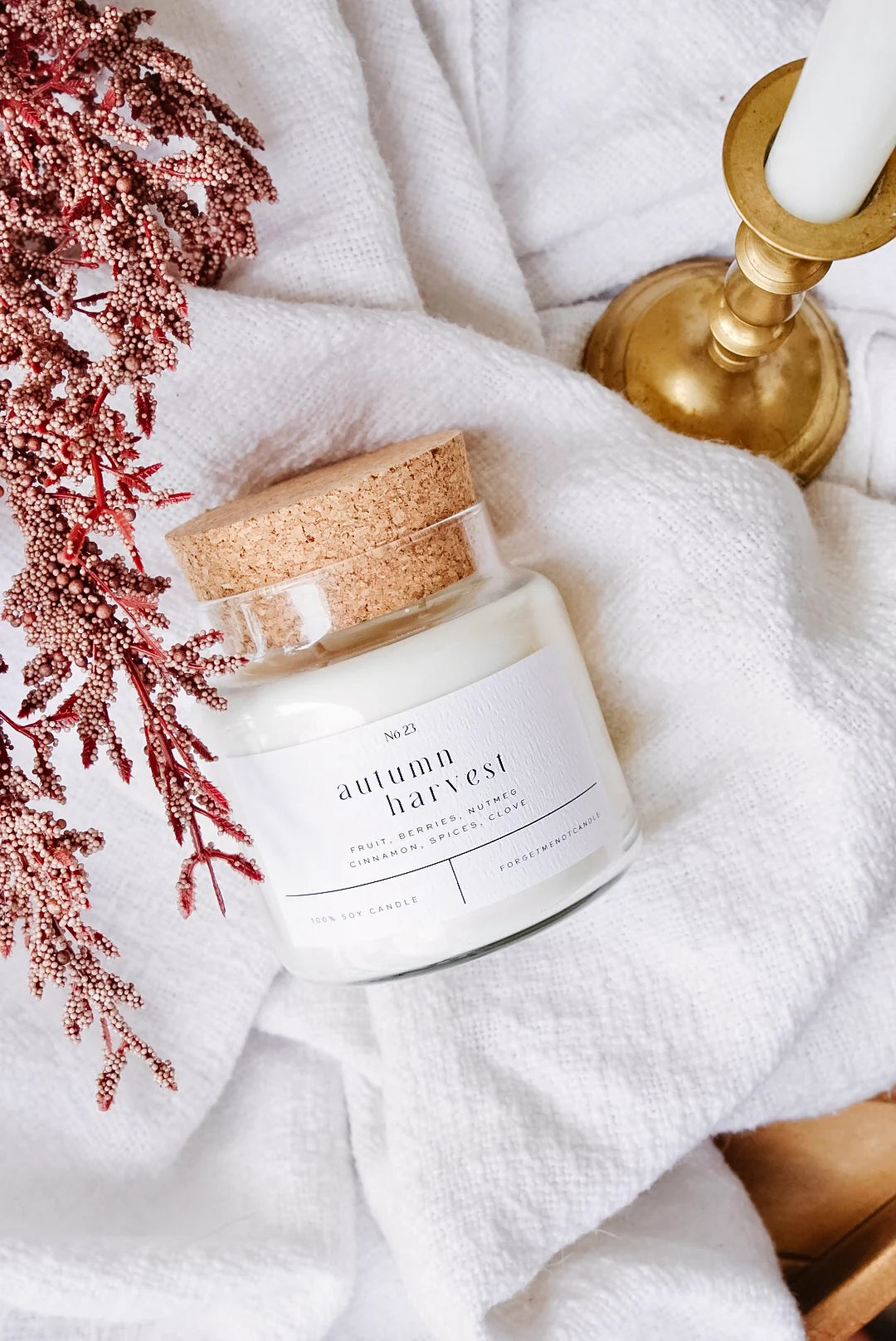 Autumn Harvest 22 oz Candle - Forget Me Not Candles