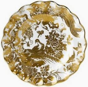 Dessert Plate Fluted Gold Aves