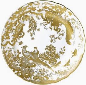 Dinner Plate Gold Aves