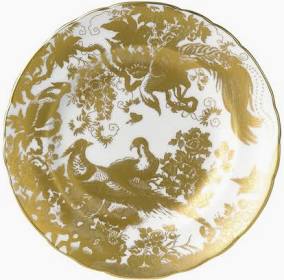 Salad Plate Gold Aves