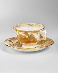 Tea Cup Gold Aves