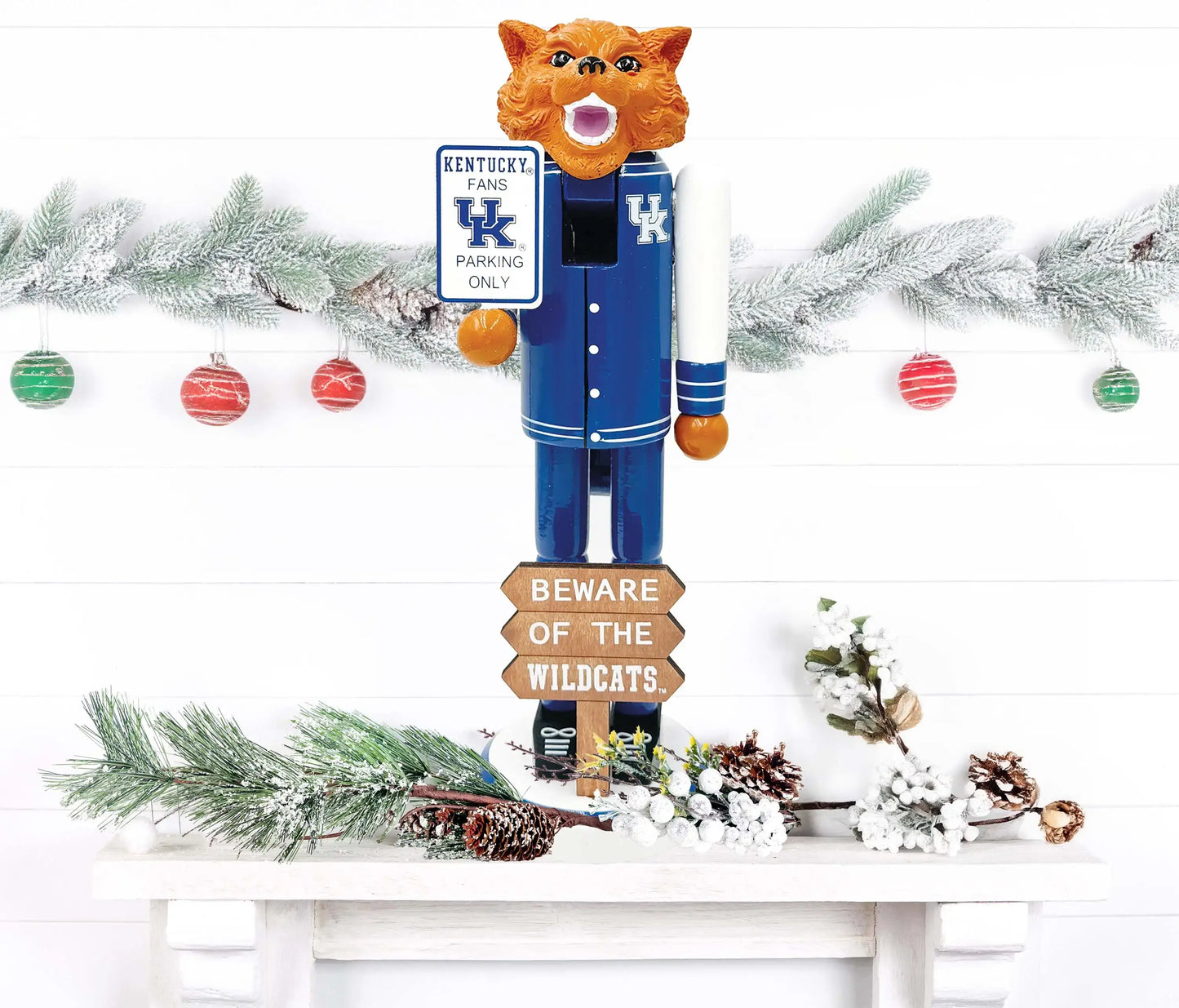 Kentucky Beware of the Wildcats Nutcracker