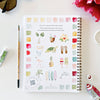 Tropical watercolor workbook