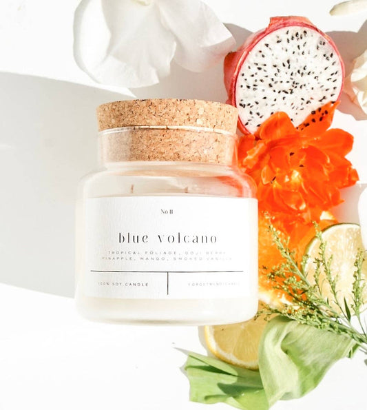 Blue Volcano 22 oz Candle - Forget Me Not Candles