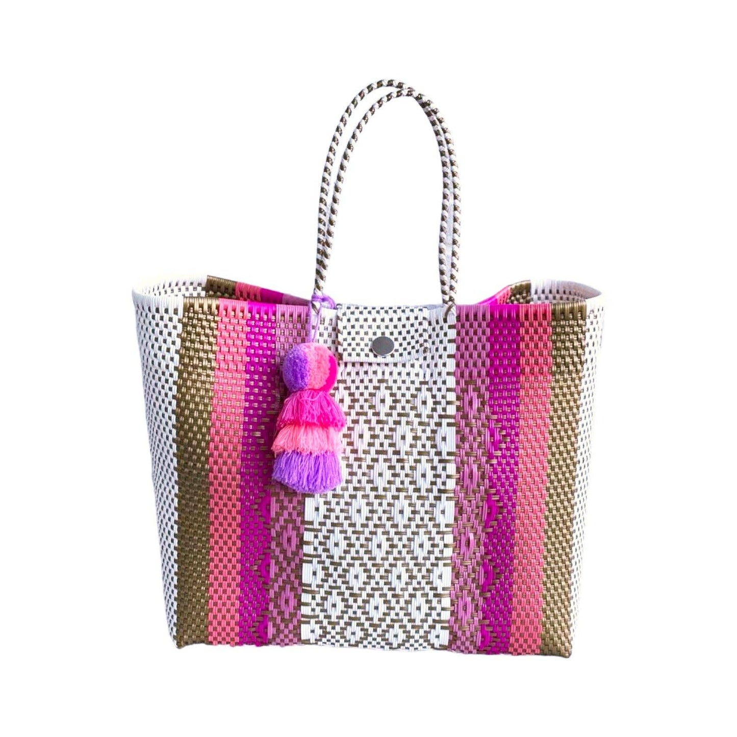 Tote Large Pink Sunset Citron