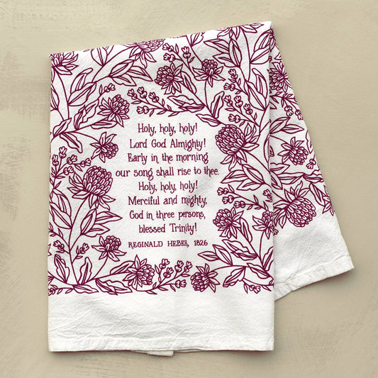 Holy, Holy, Holy! Hymn Tea Towel