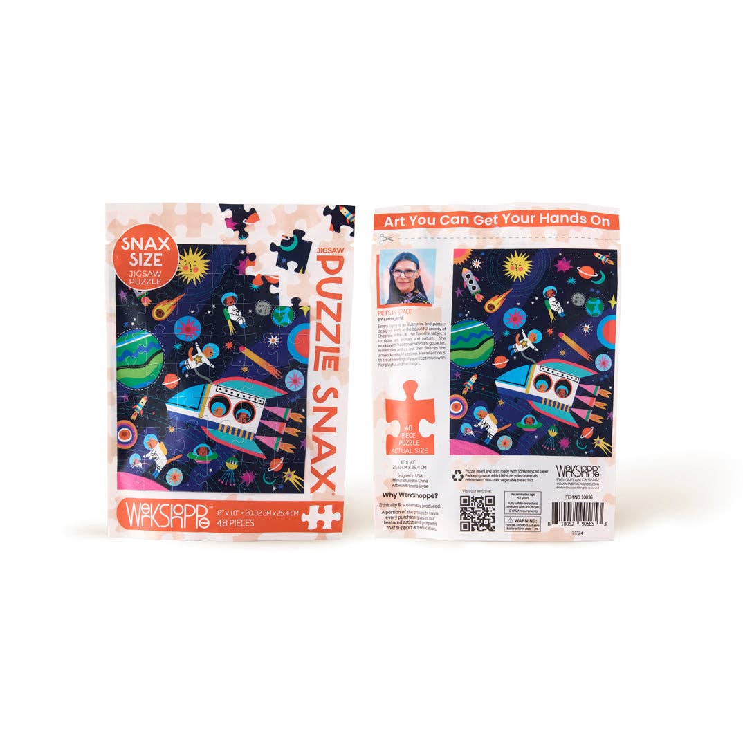 Puzzle Snax Pets in Space 48 Piece
