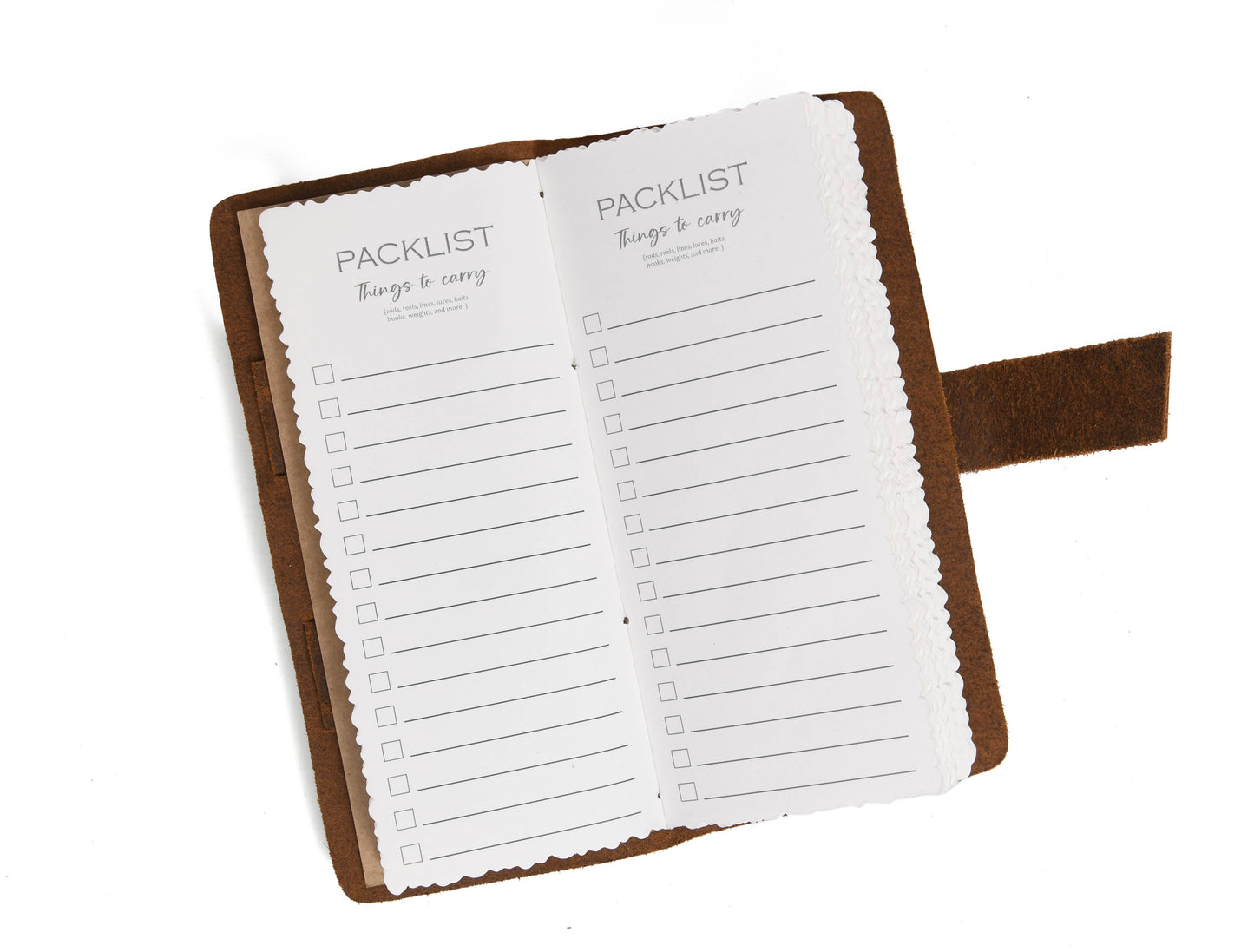 Genuine Leather Fishing Logbook | Made in Canada