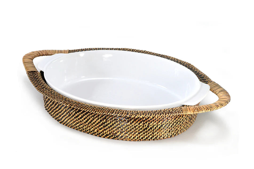 Baker Oval with Handles