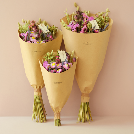 Dried Flowers - Field Bouquet - Pink: Small